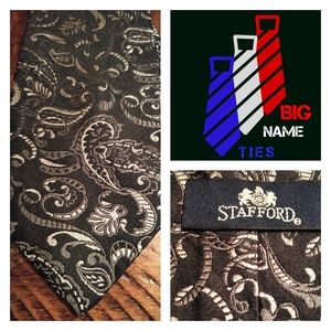 Stafford silk men's tie.